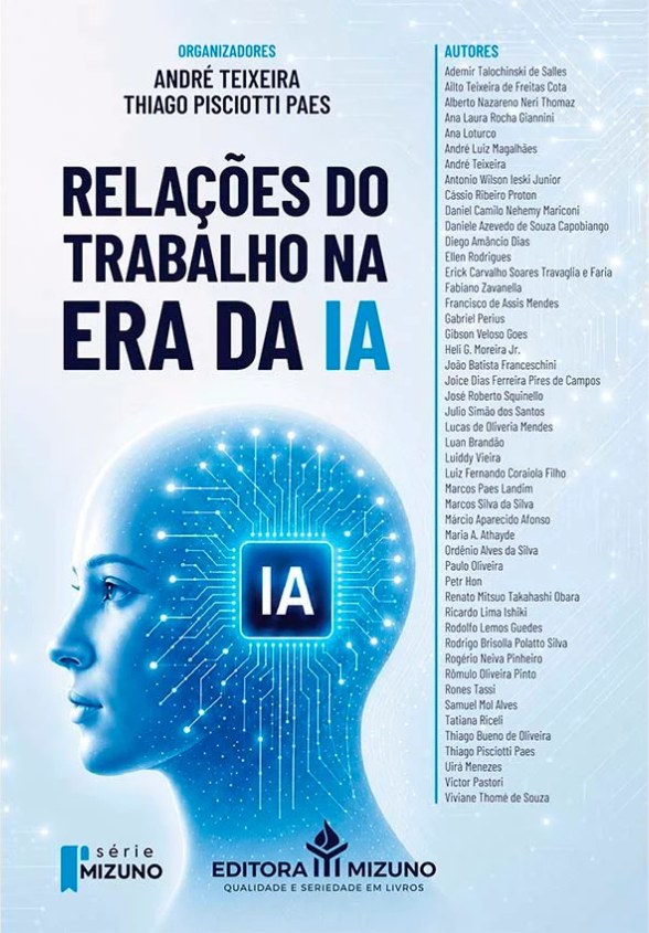 Cover of the book Relações do Trabalho na Era da IA, Editora Mizuno
